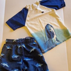 Tony Hawk swim trunks set